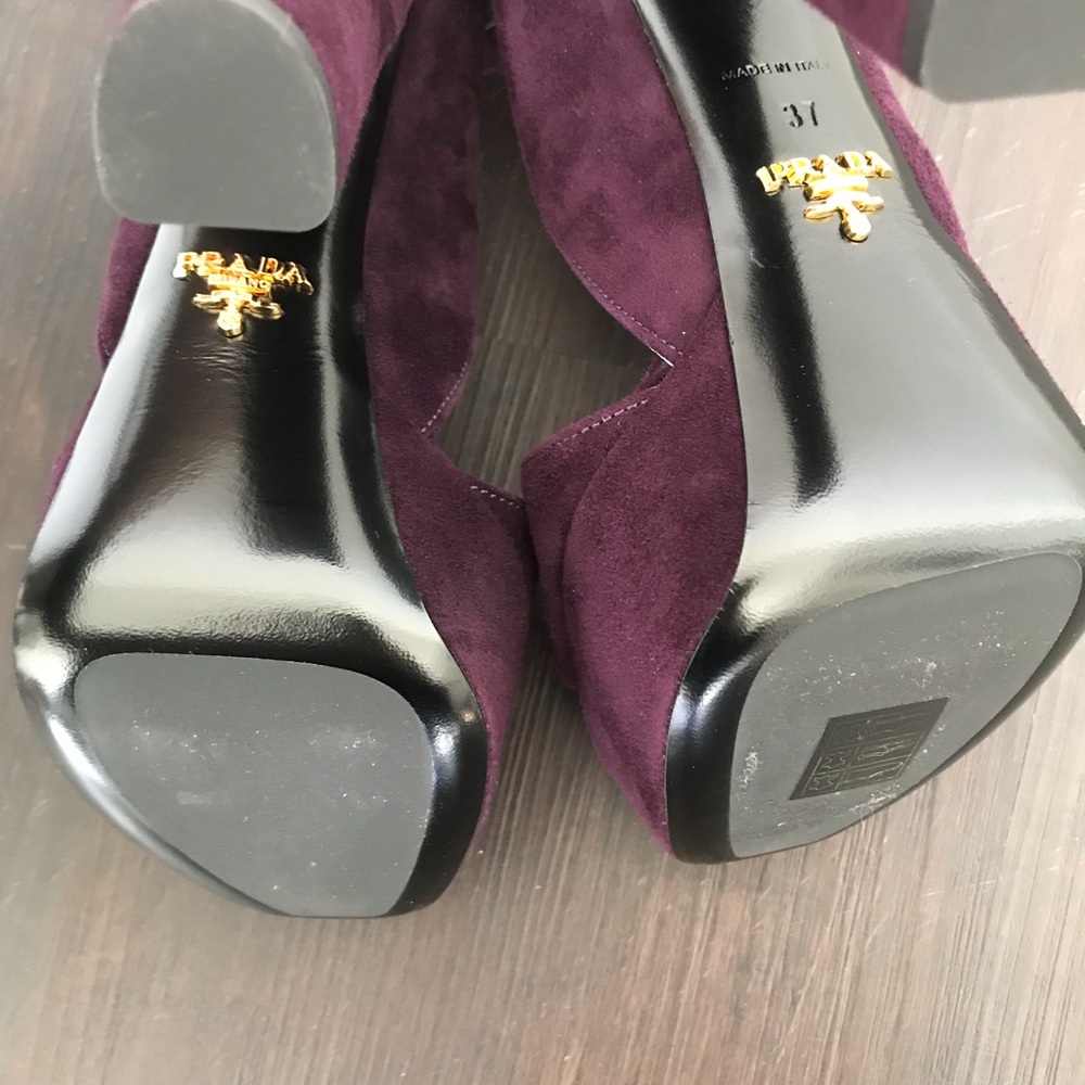 Prada Ankle Strap Platform Sandal - Picture 5 of 5